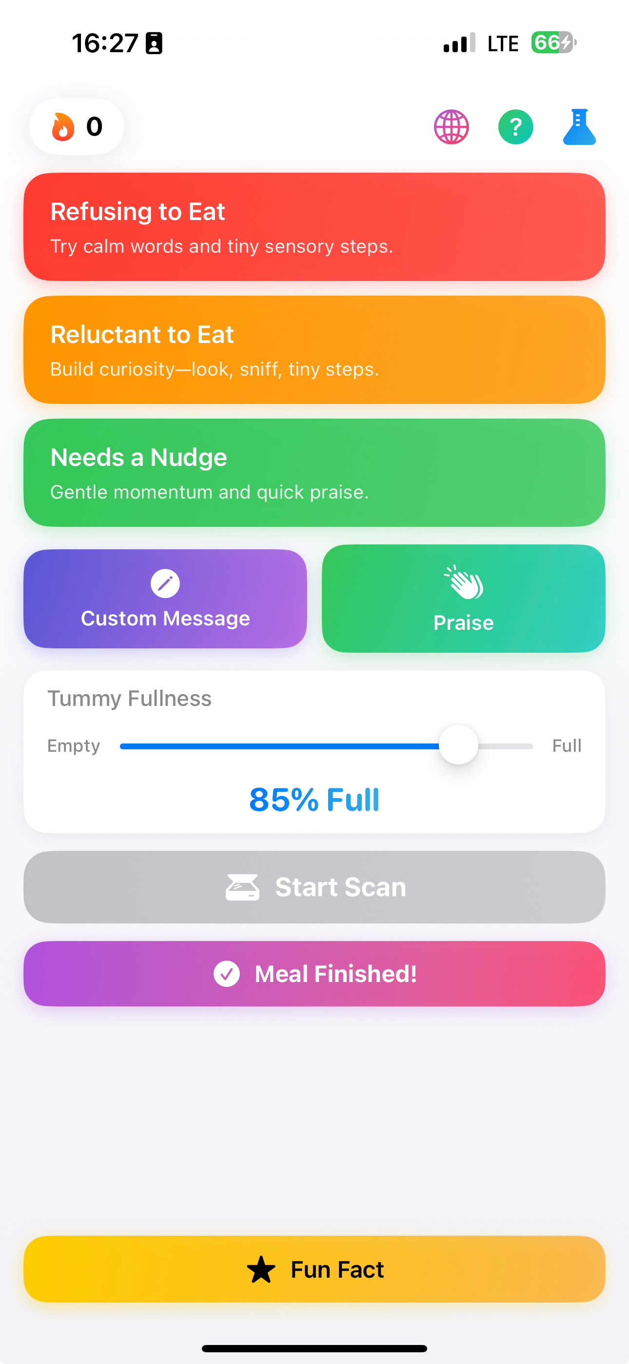 BiteHero App Screenshot